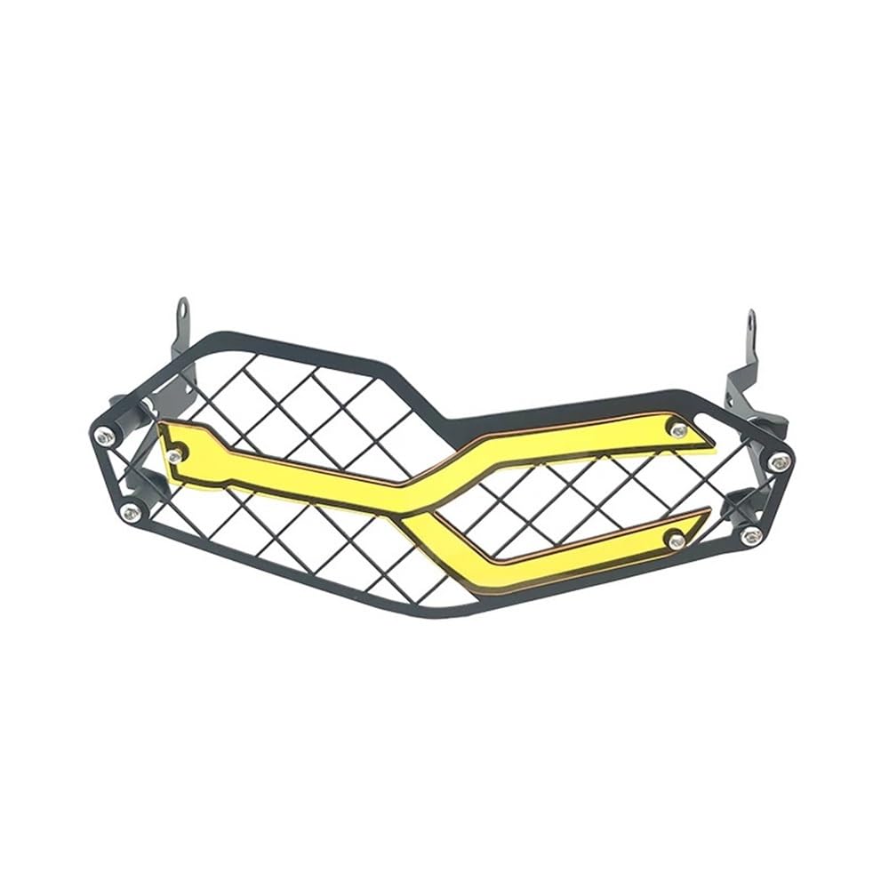 Motorrad Scheinwerfer Grill Für B&MW F750GS F850GS F 850 ​​GS F750 GS 2018-2023 2022 Motorrad Scheinwerfer Schutz Kopf Lichter Kühlergrill Schutz Schutz Abdeckung(Yellow) von KAVSY