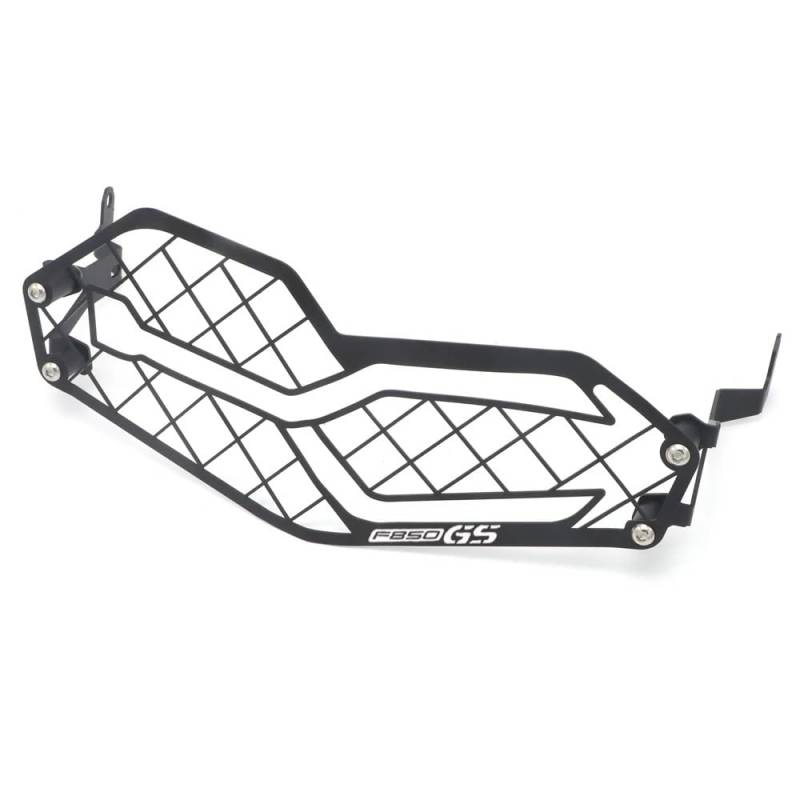 Motorrad Scheinwerfer Grill Für B&MW F850GS F850 F750 GS F750GS F 750 GS 2018-2022 Motorrad Scheinwerfer Schutz Grille Grill Abdeckung Schutz CNC Aluminium PVC(Black for F850GS) von KAVSY