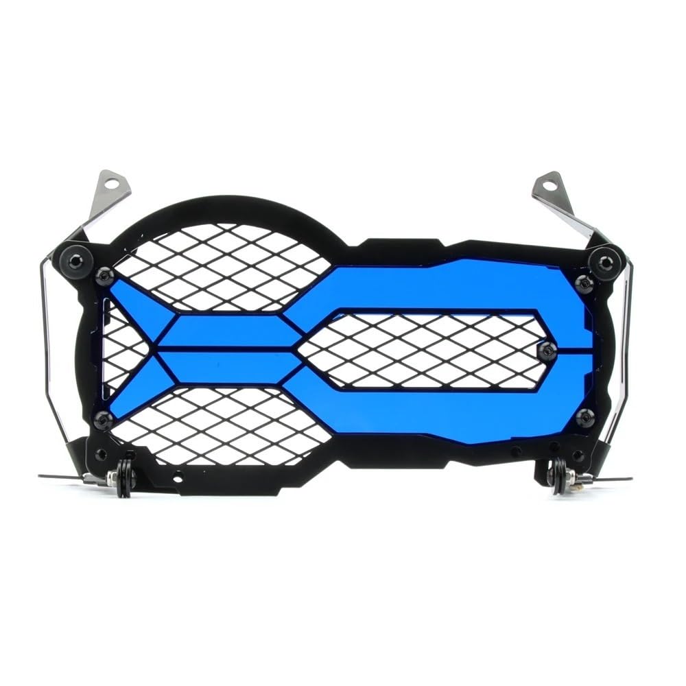 Motorrad Scheinwerfer Grill Für B&MW Motorrad Flipable Scheinwerfer Protector Kopf Lichter Kühlergrill Schutz Abdeckung R1200GSR1250GS LC ADV Edition Adventure2013-2023(Blue) von KAVSY