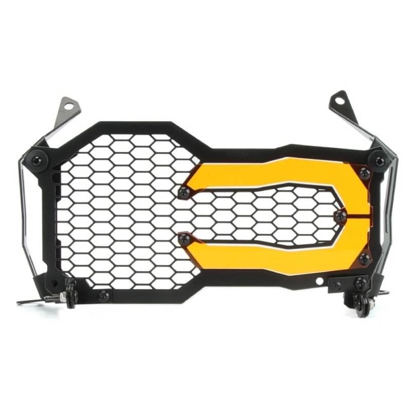 Motorrad Scheinwerfer Grill Für B&MW R 1250 GS 1250GS ADV Abenteuer 2013-2022 Motorrad Scheinwerfer Protector Grille Schutz Abdeckung Schutz Grill R1250GS ADV(Orange1) von KAVSY