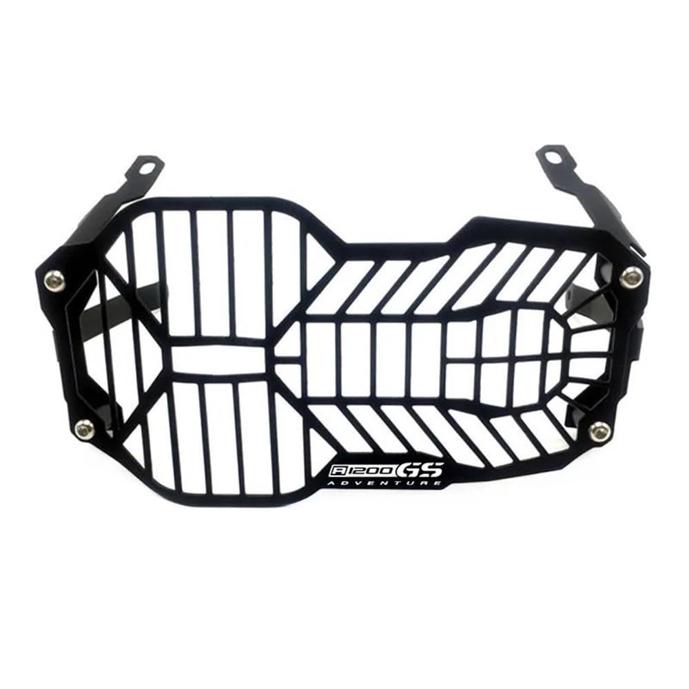 Motorrad Scheinwerfer Grill Für B&MW R1200GS R 1200 GS GSA R1250GS LC Abenteuer Motorrad Zubehör Scheinwerfer Schutz Grille Schutz Abdeckung Motor Teile(R1200GS ADV Black) von KAVSY