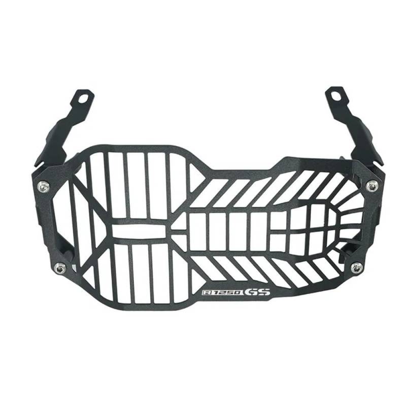 Motorrad Scheinwerfer Grill Für B&MW R1250GS R1200GS ADV R1250 GS GS1250 LC 2013-2023 Motorrad Scheinwerfer Schutz Protector Kopf Licht Grill Grille Abdeckung(R1250GS Logo) von KAVSY