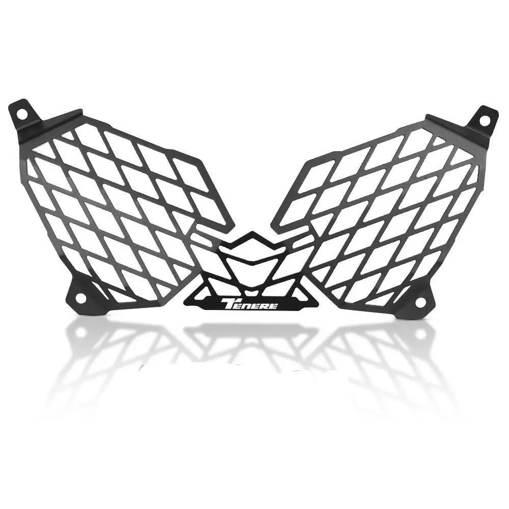 Motorrad Scheinwerfer Grill Für Y&AMAHA XT 1200 Z XT1200Z Xt1200 Super Tenere 2010-2018 2019 2020 2021 Scheinwerfer Kopf Lampe Licht Kühlergrill Schutz Abdeckung Schutz(TENERE Logo) von KAVSY