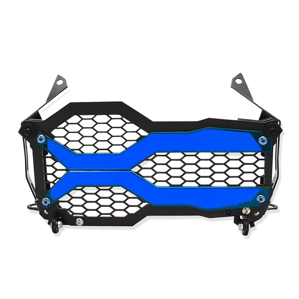 Motorrad Scheinwerfer Grill GS 1250 Adventure 2024 Motorrad-Scheinwerferschutzgitter-Abdeckung, Passend Für B&MW R1250GS ADV GSA1250 2023–2019(Blue) von KAVSY