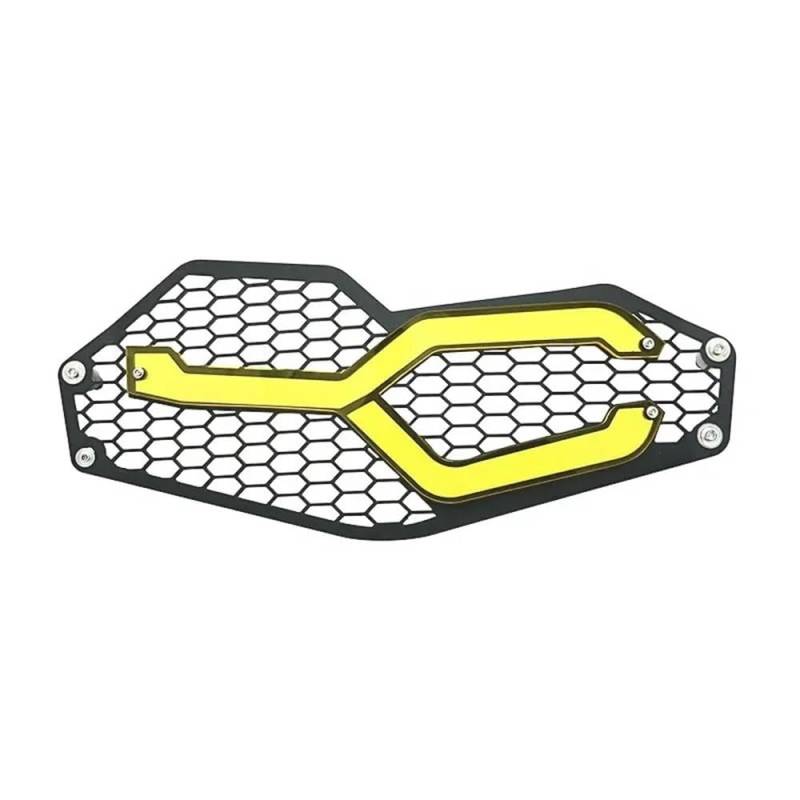 Motorrad Scheinwerfer Grill Motorrad F750GS F850GS Scheinwerfer Protector Kopf Lichter Kühlergrill Schutz Schutz Abdeckung Für B&MW F 850 ​​GS F750 GS 2018-2023 2022(Yellow) von KAVSY