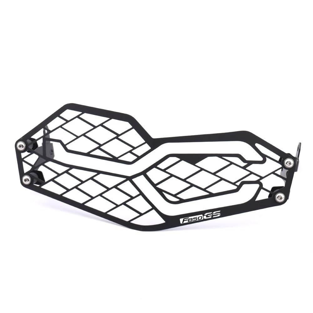 Motorrad Scheinwerfer Grill Motorrad Scheinwerfer Schutz Grille Abdeckung Schutz Gitter Schwarz Transparent FÜR B&MW F750GS F850GS F850 GS Abenteuer 2019-2023 2021(A F850GS Logo) von KAVSY