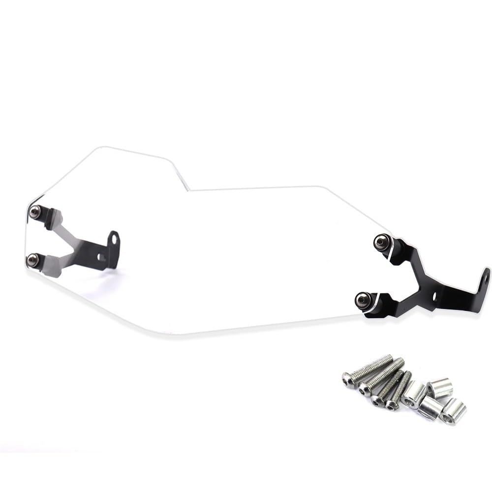 Motorrad Scheinwerfer Grill Passend Für B&MW F800GS F800 GS GS800 2024. Motorrad-Scheinwerferschutzgitter-Abdeckung, Schwarz/transparent(B-01 transparent) von KAVSY