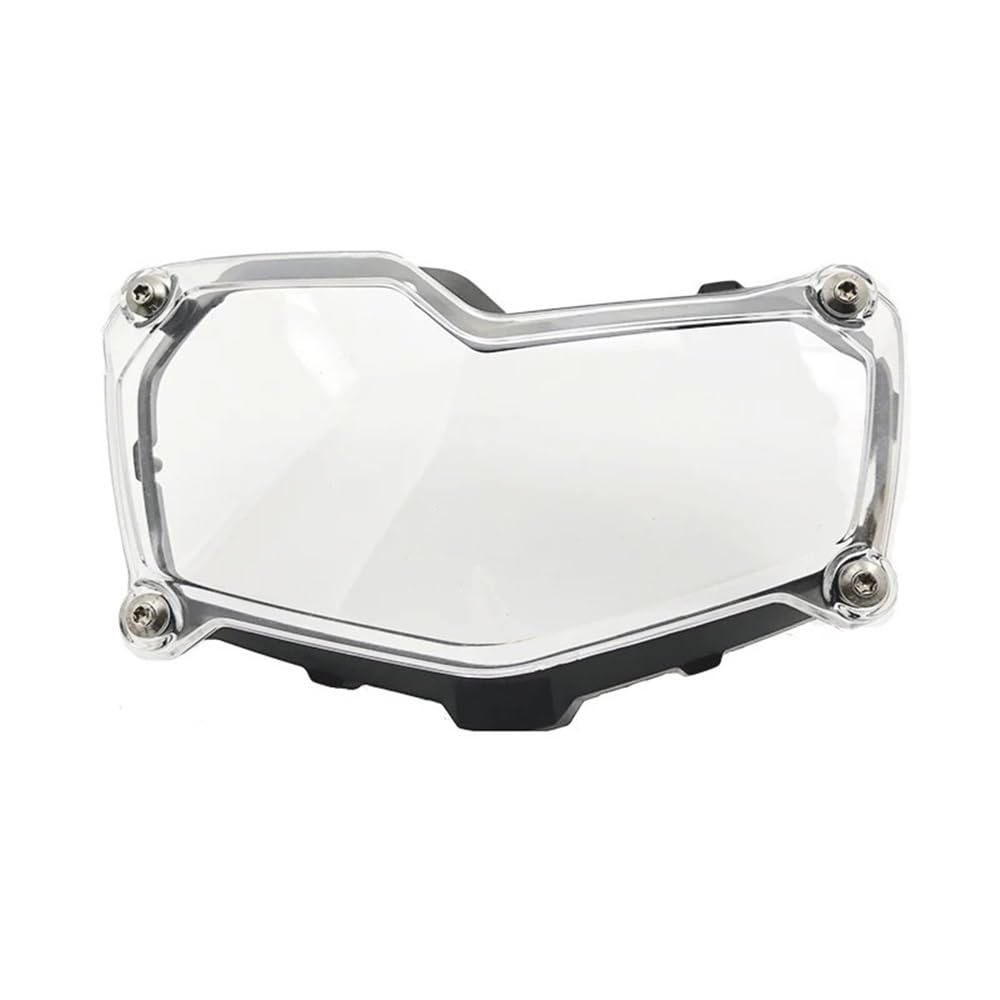 Motorrad Scheinwerfer Grill Scheinwerfer Schutz Grille Grill Abdeckung Schutz Für B&MW F850GS F750GS F 850GS F850 GS ADV Adventure 2018-2023 Motorrad(Transparent) von KAVSY