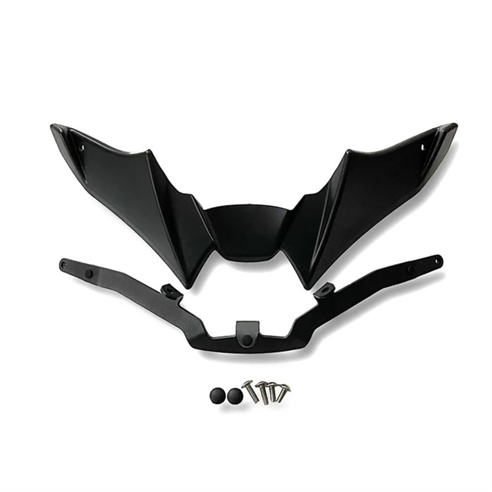 Motorrad-Seitenspoiler Motorrad Naked Front Spoiler Winglet Aerodynamische Flügel Kit Spoiler Für Y&AMAHA MT-09 SP 2021-2023(Black) von KAVSY