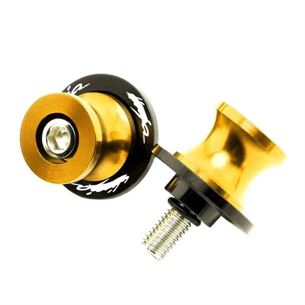 Schwinge Schieberegler Für Ka&wa&sa&ki Ninja650 1000sx 250 300 400 650 ZX6R ZX10 Motorrad 10MM Bolzen Schwingenspulen Schieberständerschrauben(10M Gold) von KAVSY