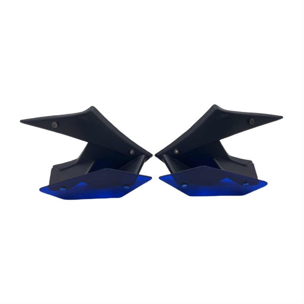 Verkleidungs Winglets Motorrad Seite Abtrieb Nackt Spoiler Feste Flügel Winglet Deflektoren Für Kawasaki Z900 2020 2021(Blue) von KAVSY