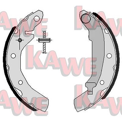 Kawe Bremsbackensatz [Hersteller-Nr. 07260] für Gm Korea von KAWE