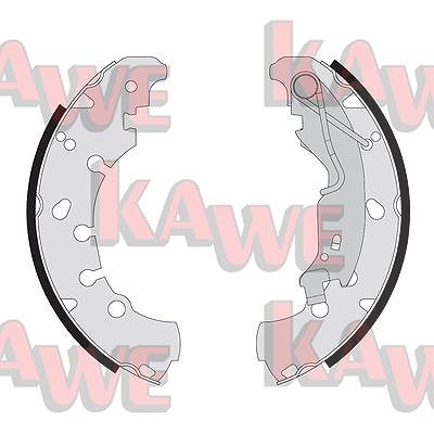 Kawe Bremsbackensatz [Hersteller-Nr. 09090] für Citroën, Fiat, Hyundai, Kia, Lancia, Opel, Peugeot, Piaggio, Vauxhall von KAWE