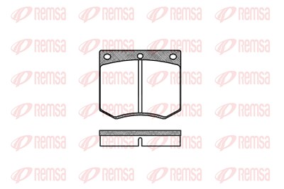 Kawe Bremsbelagsatz, Scheibenbremse [Hersteller-Nr. 006300] für Ac, Ford, Hyundai von KAWE