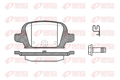 Kawe Bremsbelagsatz, Scheibenbremse [Hersteller-Nr. 083502] für Opel, Vauxhall von KAWE