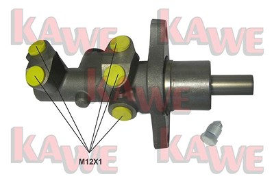 Kawe Hauptbremszylinder [Hersteller-Nr. B1585] für BMW von KAWE
