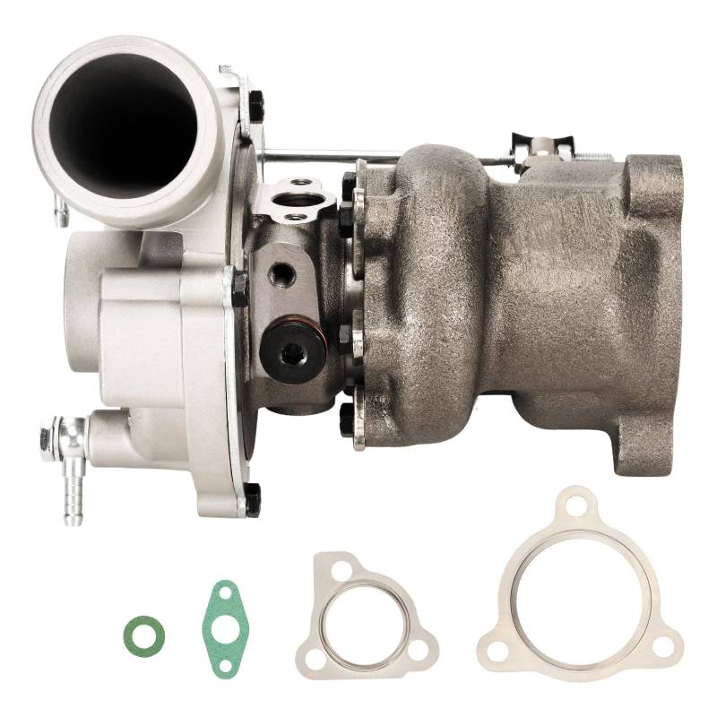 KAX Kompletter Turbo-Turbolader mit Dichtungssatz, kompatibel mit 1997–2005 A4 Quattro, 1998–2005 Passat, 1997–2006 A4, ersetzt OE 058145703C von KAX