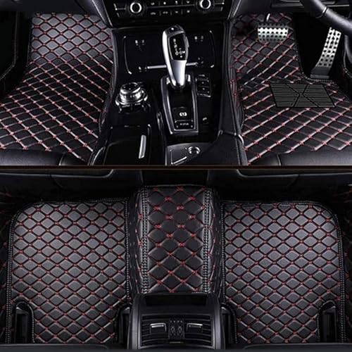 Benutzerdefinierte Auto Fußmatten für Audi A8(4seats 2006-2010, Allwetter wasserdichte rutschfeste Auto Fussmatten Set,B von KAZONS