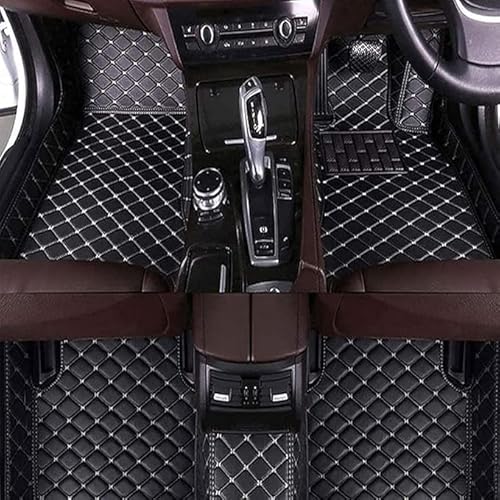 Benutzerdefinierte Auto Fußmatten für Audi Q7(4seats 2005-2015, Allwetter wasserdichte rutschfeste Auto Fussmatten Set,D von KAZONS