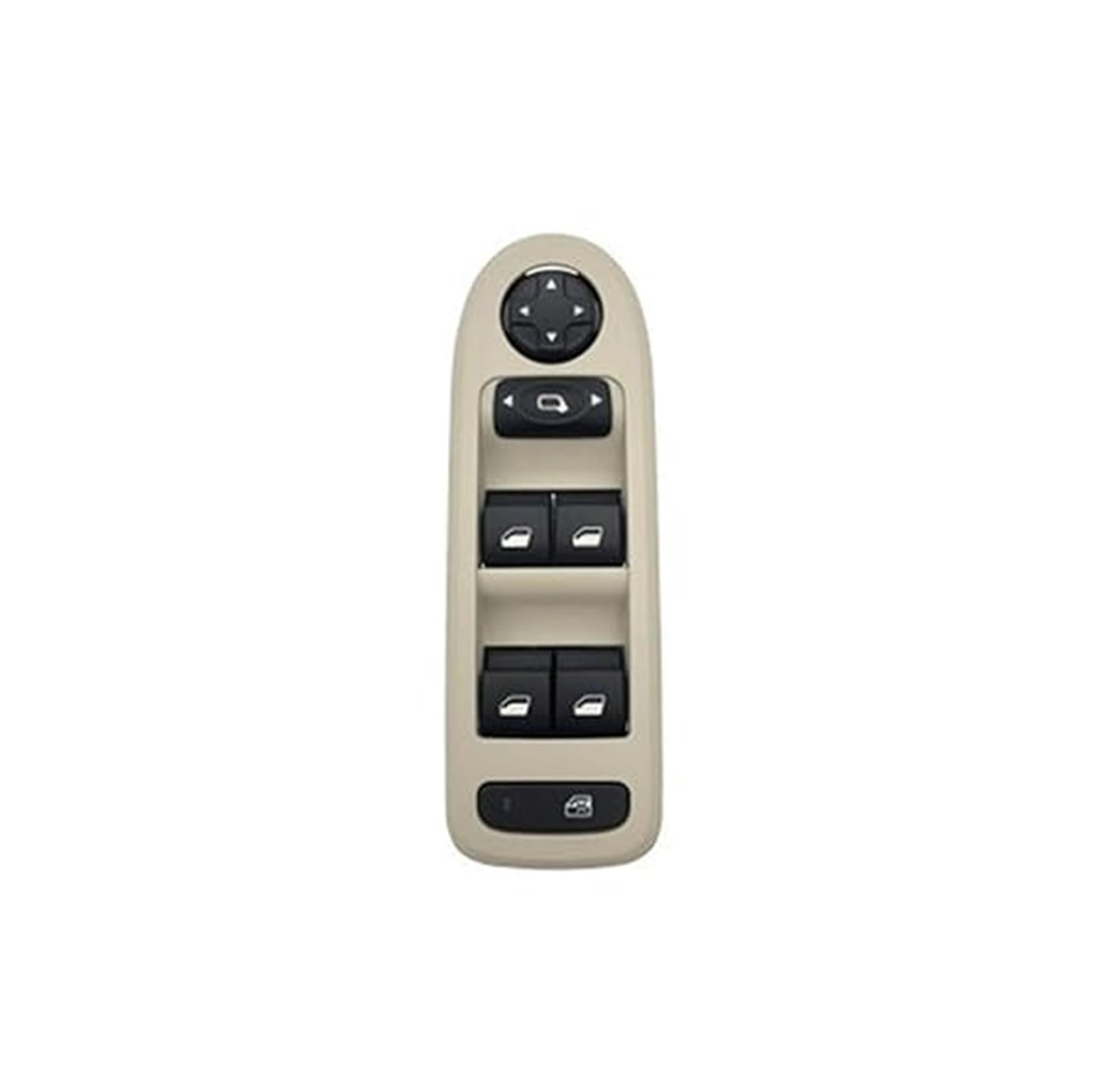 Autofensterschalter Für P&eugeot 408 2009-2013 Master Power Vorne Links Seite Fenster Schalter Spiegel Control Taste 96666289ZE 98060872ZE(Beige) von KBKEUBUAD