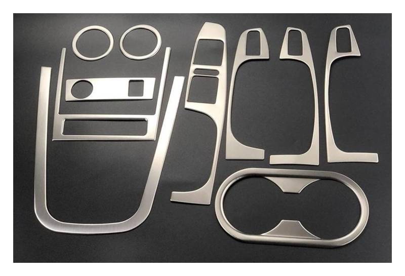 Autofensterschalter Für VW Für J&etta MK6 2012-2015 LHD Auto USB AUX Panel Getriebe Fensterheber Bedienfeld Dekorative Aufkleber(Full Kit 10pcs) von KBKEUBUAD