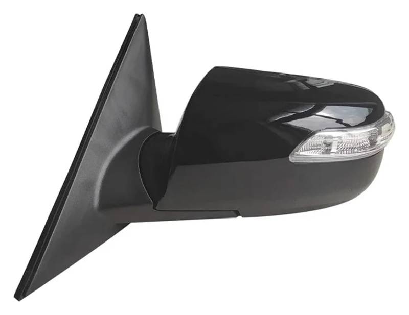 Draht-Seitenrückspiege Für Hyundai Für Sonata 2009 5/8 Draht Auto Blinker Heizung Elektrische Klapp Elektrische Einstellung Auto Außenspiegel(Schwarz,LEFT-5 WIRE) von KBKEUBUAD