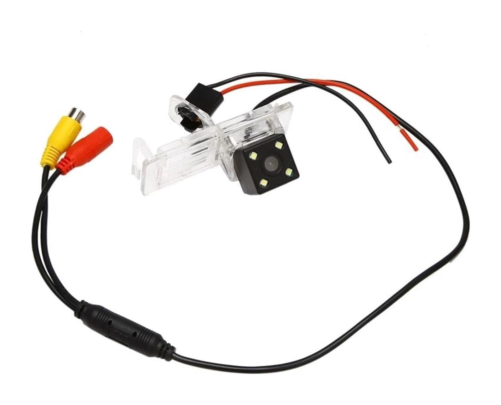 Rückfahrkamera Monitor Für Clio 4 IV 2012-2019 4 Auto Rückansicht Kamera 170 Grad Parkplatz Rückfahrkamera Mit 24Pin Adapter Kabel Rückfahrkamera Kit von KBKEUBUAD