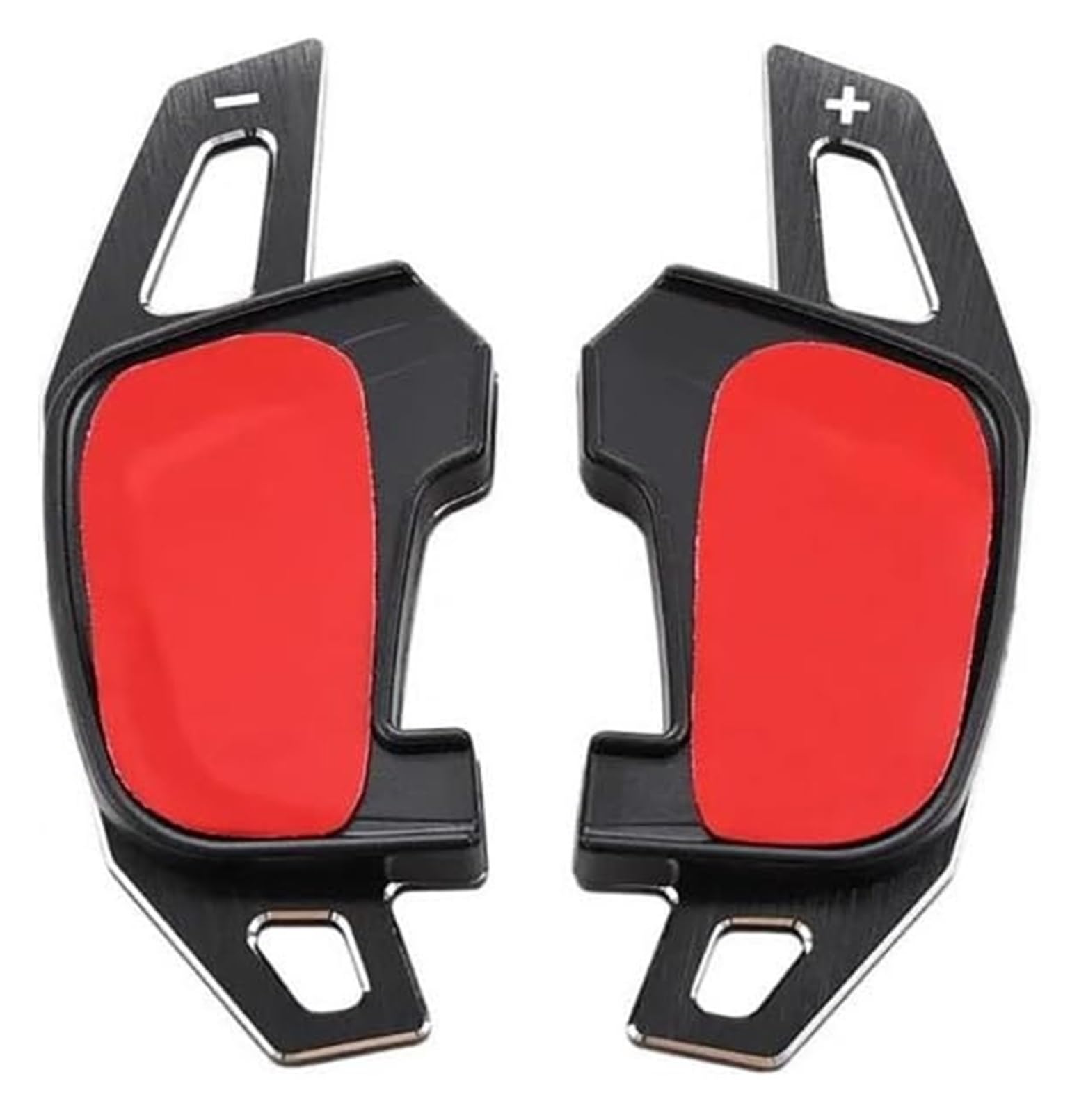 Verlängerung Schaltpaddel Für A3 Für A4 Für A5 Für A6 Für A7 Für A8 2 Stücke Aluminium Legierung Auto Lenkrad Schaltwippe Verlängerung Paddle Shifter Verlängerung(Schwarz) von KBKEUBUAD