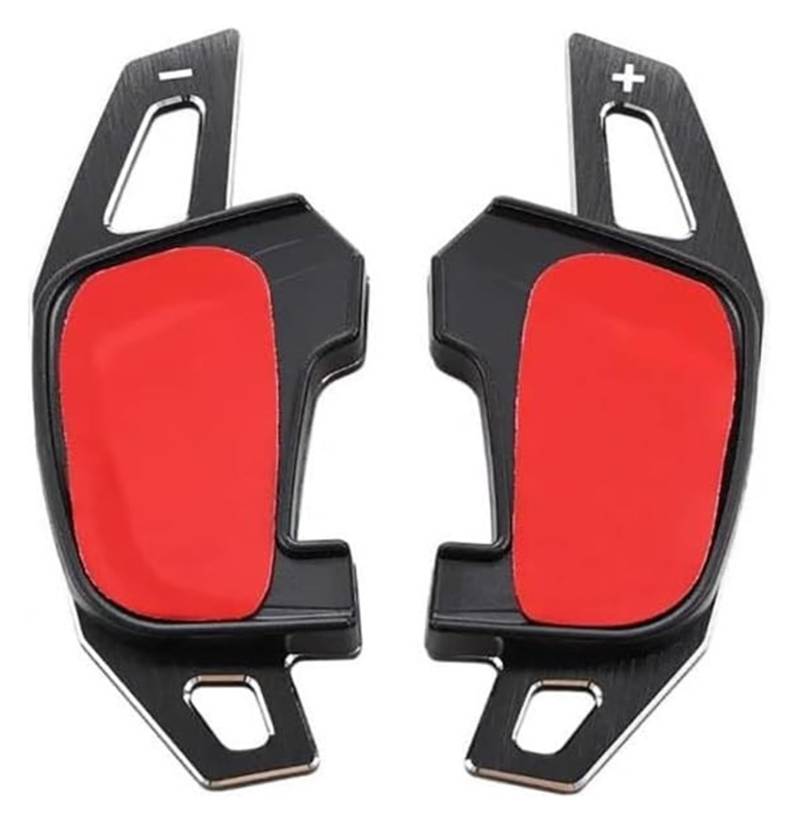 Verlängerung Schaltpaddel Für A3 Für A4 Für A5 Für A6 Für A7 Für A8 2 Stücke Aluminium Legierung Auto Lenkrad Schaltwippe Verlängerung Paddle Shifter Verlängerung(Schwarz) von KBKEUBUAD