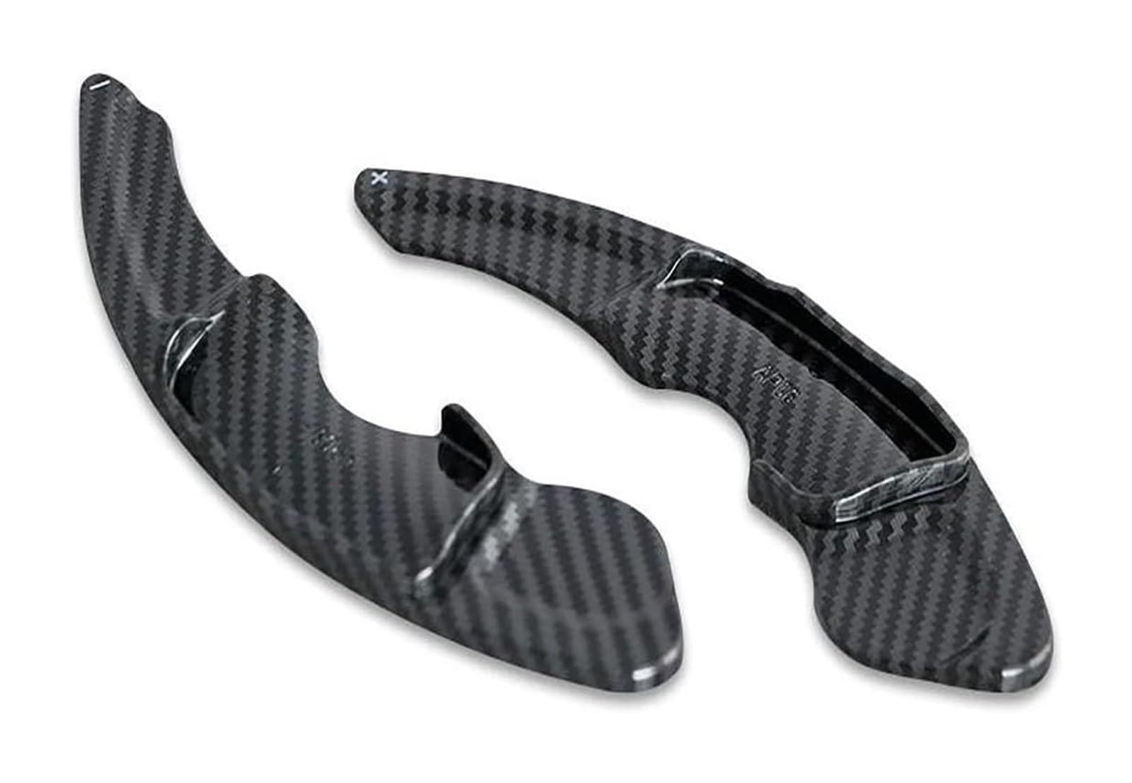 Verlängerung Schaltpaddel Für IST Für NX Für RC Für F SPORT IS200t IS250 IS300 IS350 IS300h Carbon Faser Auto Lenkrad Paddle Shift Verlängerung(Carbon black) von KBKEUBUAD