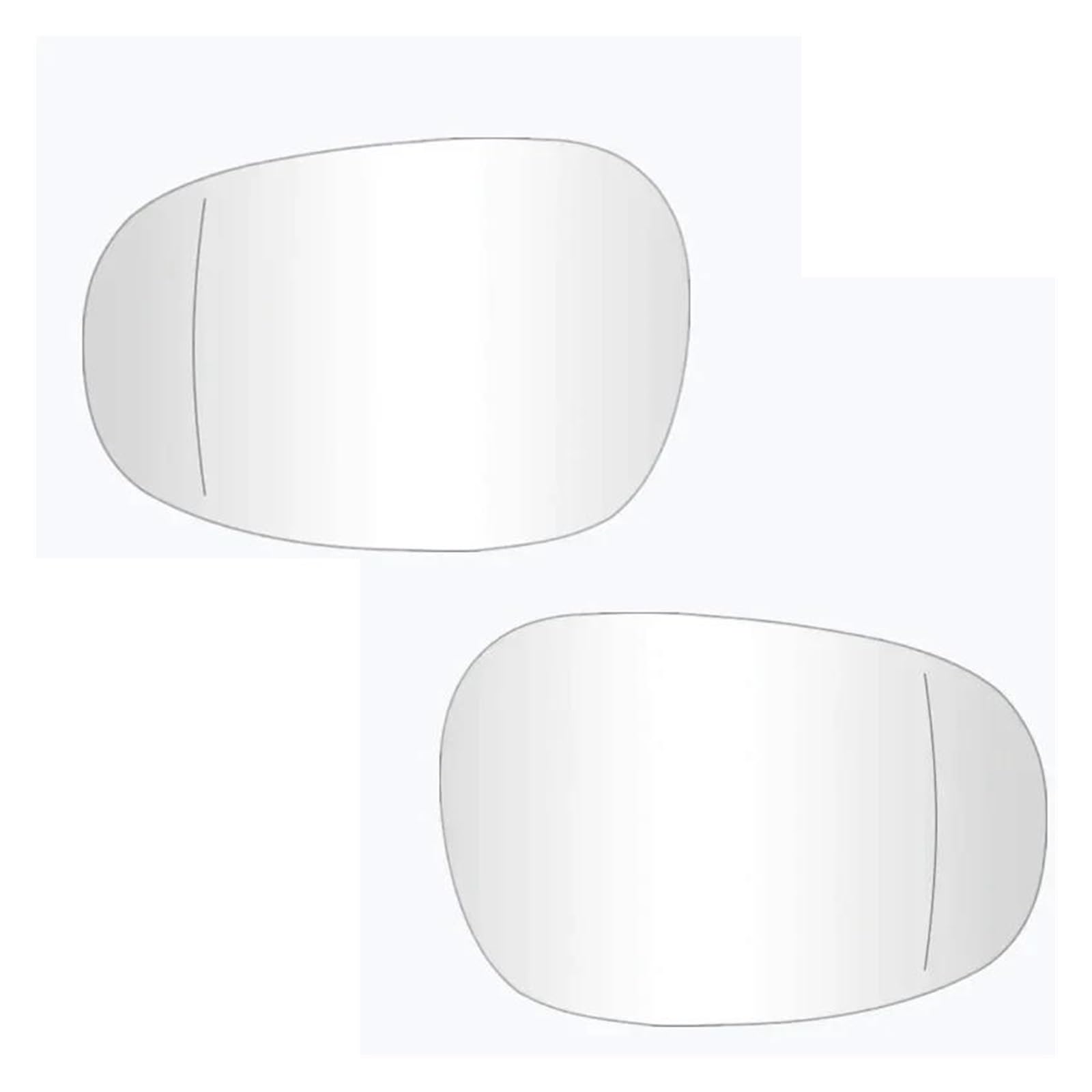 Spiegelglas Ersatz Für 1 3er E81 E90 E91 E92 325i 328i 2009–2013 beheiztes Spiegelglas Rückspiegelglas links oder rechts weiß Autospiegelglas(White A Pair) von KBXBEZDZW