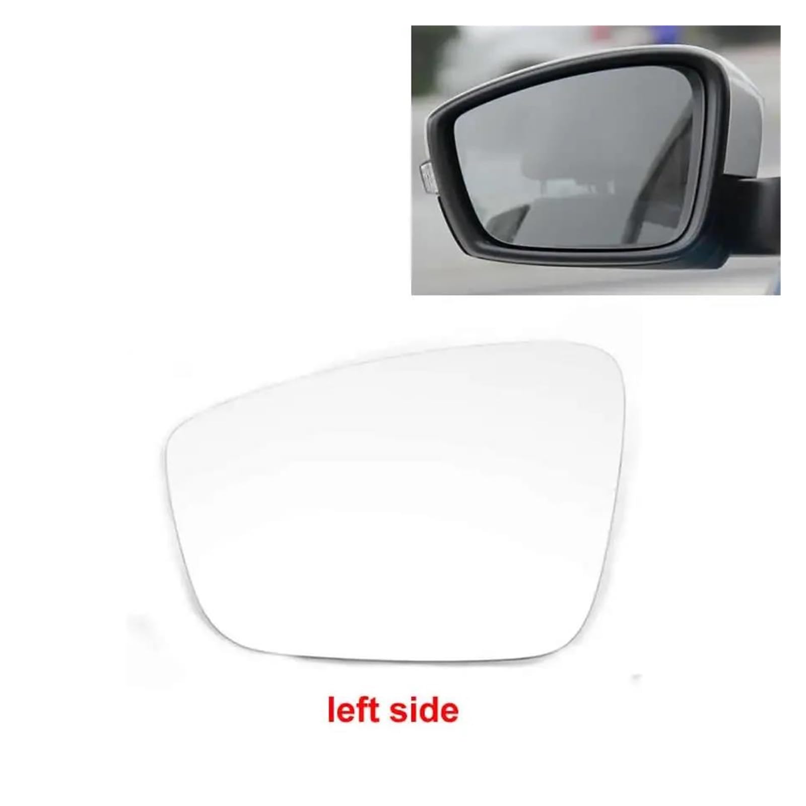 Spiegelglas Ersatz Für Fabia 2015-2017/Für Schnelle 2018-2020 Auto Auto Seite Spiegel Objektiv Rück Reflektierende Linsen Glas mit Heizung Autospiegelglas(2PCS left and right) von KBXBEZDZW