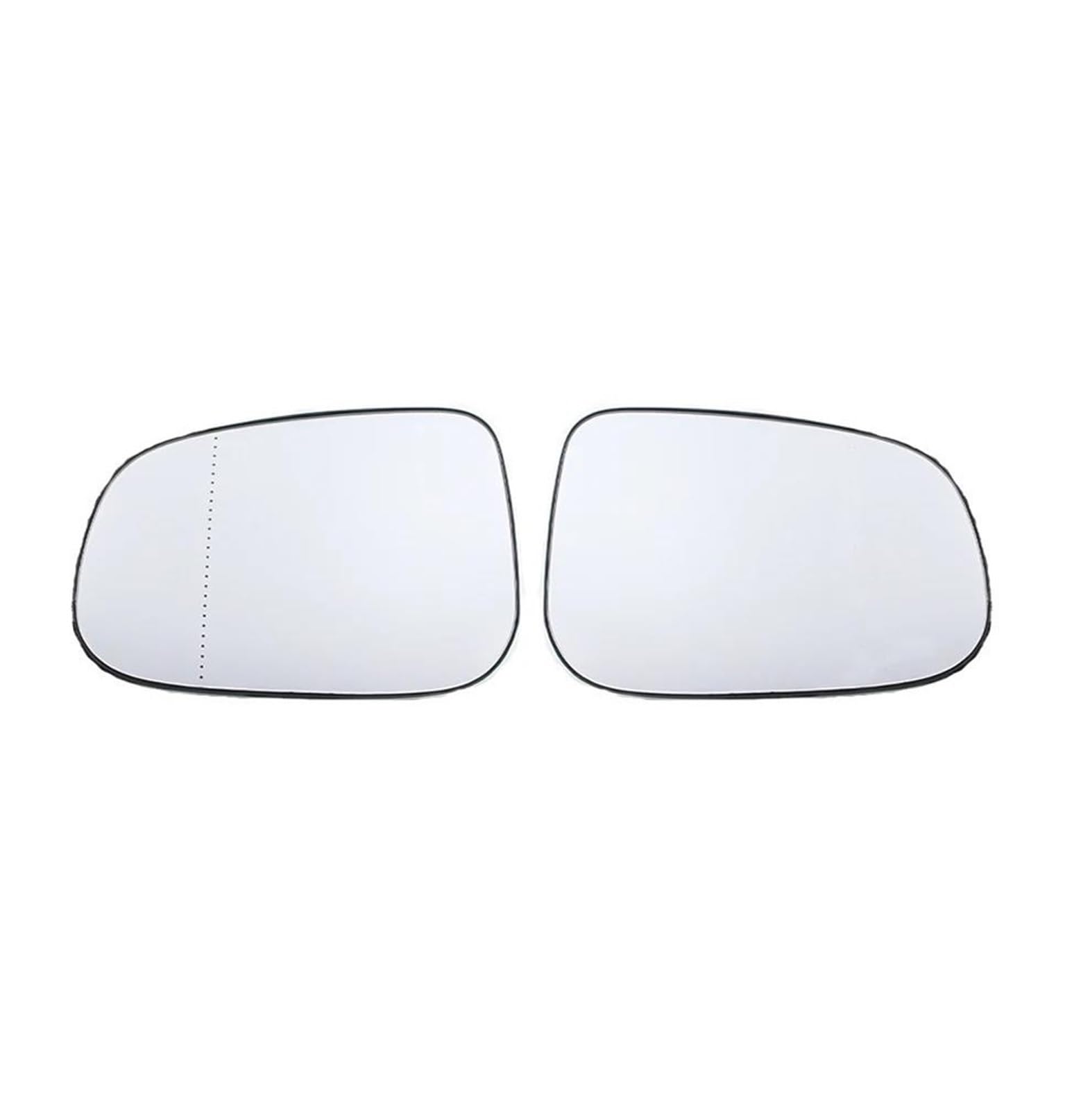 Spiegelglas Ersatz Für Jaguar Für XF 2009-2019 / Für XFL 2017-2023 Auto Rearview Außenspiegel Objektiv Tür Flügel rückansicht Spiegel Glas mit Heizung Autospiegelglas(2PCS left and right) von KBXBEZDZW