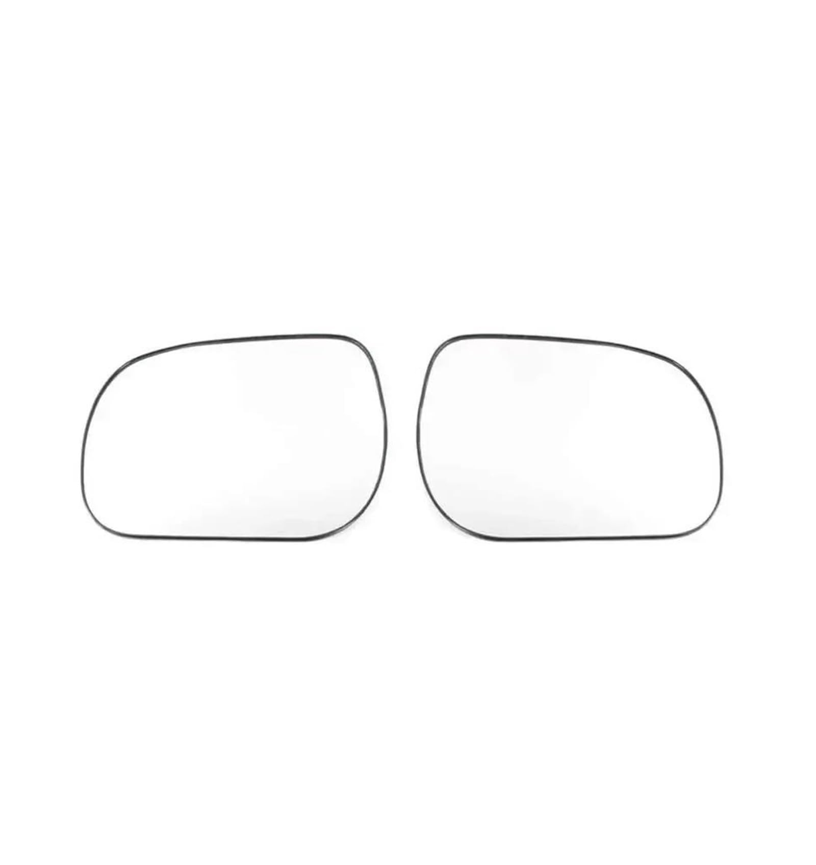 Spiegelglas Ersatz Für RAV4 2009 2010 2011 2012 Auto Rearview Außenspiegel Objektiv Tür Flügel Rückspiegel Glas mit Heizung Autospiegelglas(2PCS left and right) von KBXBEZDZW