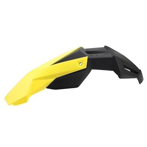 KCHYCV Motorrad-Kotflügel, Motorrad-Kotflügel hinten, Motorrad-Kotflügel vorne, wasserdicht, passend for Roller und Dirtbikes(Yellow Black) von KCHYCV