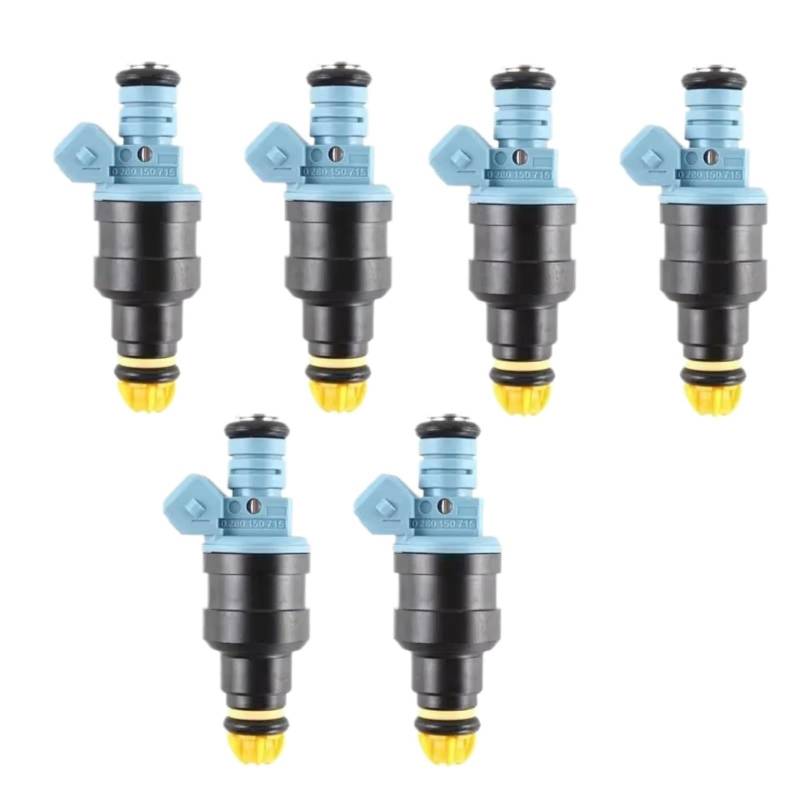 Auto Einspritzdüse 4/6PCS Kraftstoff Injektor Düse Für E30 Für 316i Für 318i Für 25i Für E36 für 5-Serie Für E34 OEM:0280150715 Einspritzventil Einspritzdüse Injektor(6Pcs) von KCKZCFCYPQ