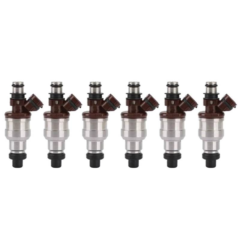 Auto Einspritzdüse 6Pcs Kraftstoff Injektoren Düse OEM:23250-65020 Für Toyota Für Pickup 3,0 L 1989-1995 Für 4Runner 1989-1995 Für T100 1993-1994 Einspritzventil Einspritzdüse Injektor von KCKZCFCYPQ