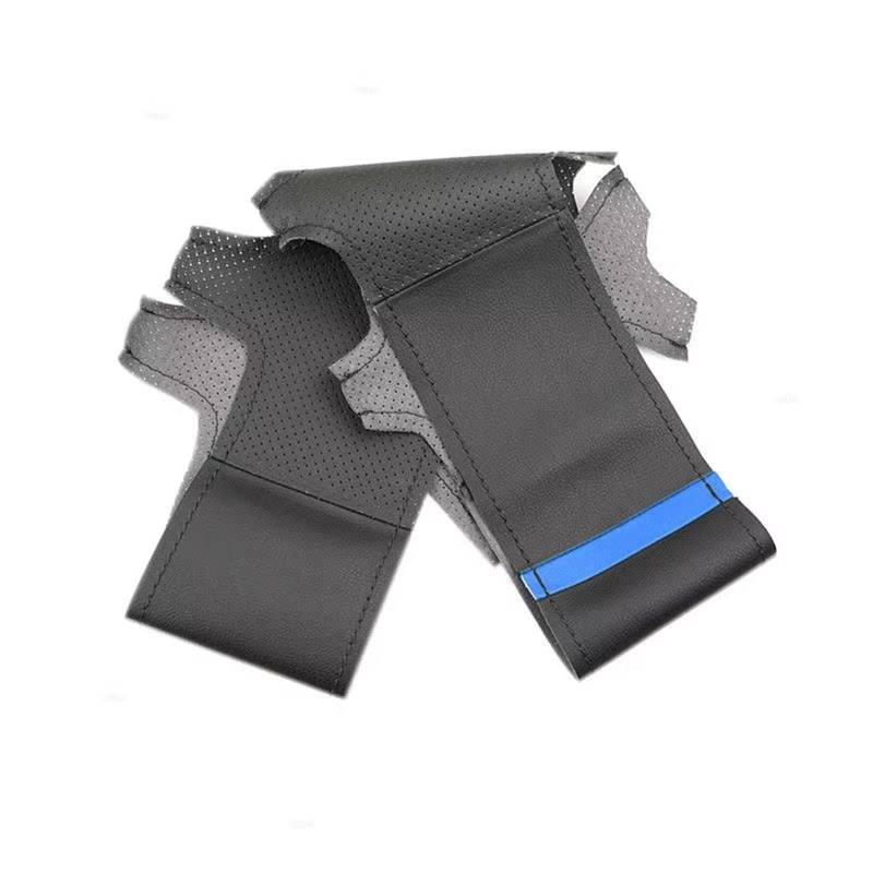 Auto Lenkradbezug Leder Für VW Für Golf 4 Für MK4 Für Passat Für B5 1998-2005 Auto Lenkrad Abdeckung Trim Hand Genäht Lenkradbezug Winter warm(D) von KCKZCFCYPQ