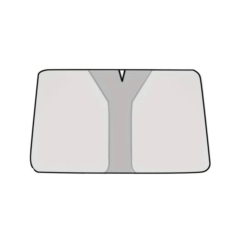 Auto Sonnenblende Auto Sonnenschutz Frontscheibe Auto Vorhang Schatten Sonnenschutz Reflektierende UV Hitzeschild Auto Dekoration Zubehör Car Sun Shade(134 Small Silvering) von KCKZCFCYPQ