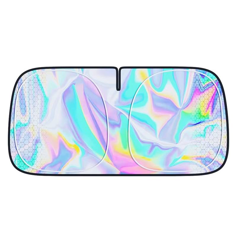 Auto Sonnenblende Auto Windschutzscheibe Sonnenschutz Abdeckung Klappvisier Schutz Innen Anti UV Windschutzscheibe Sonnenschirm Auto Zubehör Car Sun Shade von KCKZCFCYPQ