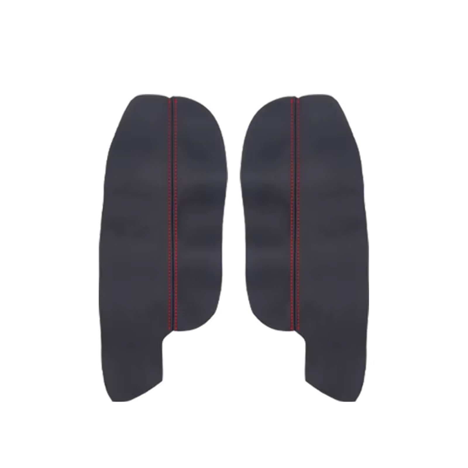 Bedienfeld für Autofenster 2Pcs Auto Innen Vorne Türgriff Armlehne Panel Abdeckung Ersatz Trim Für VW Für Caddy 2014-2016 Fensterheber Bedienpanel(Black -red) von KCKZCFCYPQ