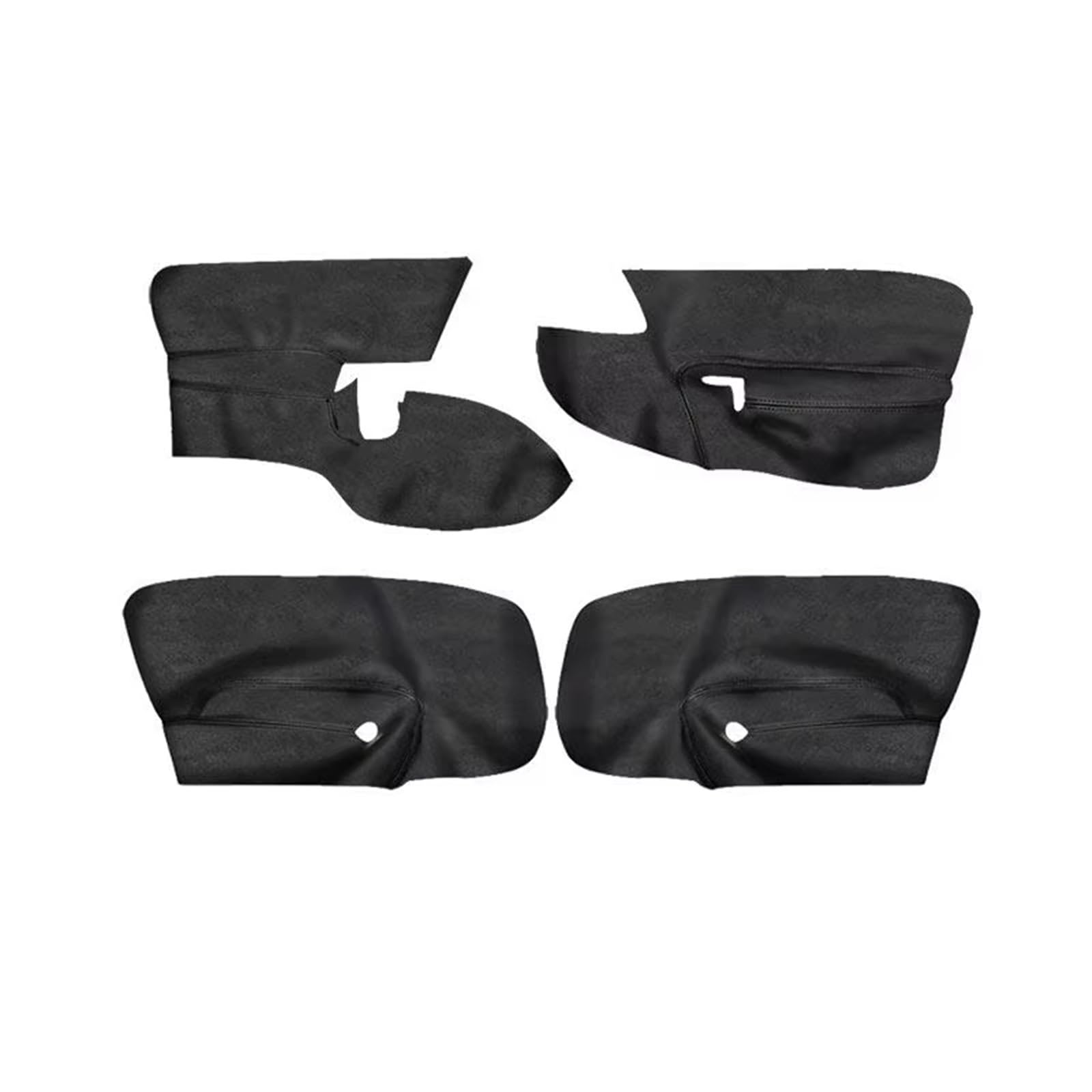 Bedienfeld für Autofenster Auto Innentür Panel Armlehne Schwarz Wildleder Leder Abdeckung 4 Tür Für VW Für Golf 5 Für MK5 Für Jetta Für Bora 2005-2010 Fensterheber Bedienpanel von KCKZCFCYPQ