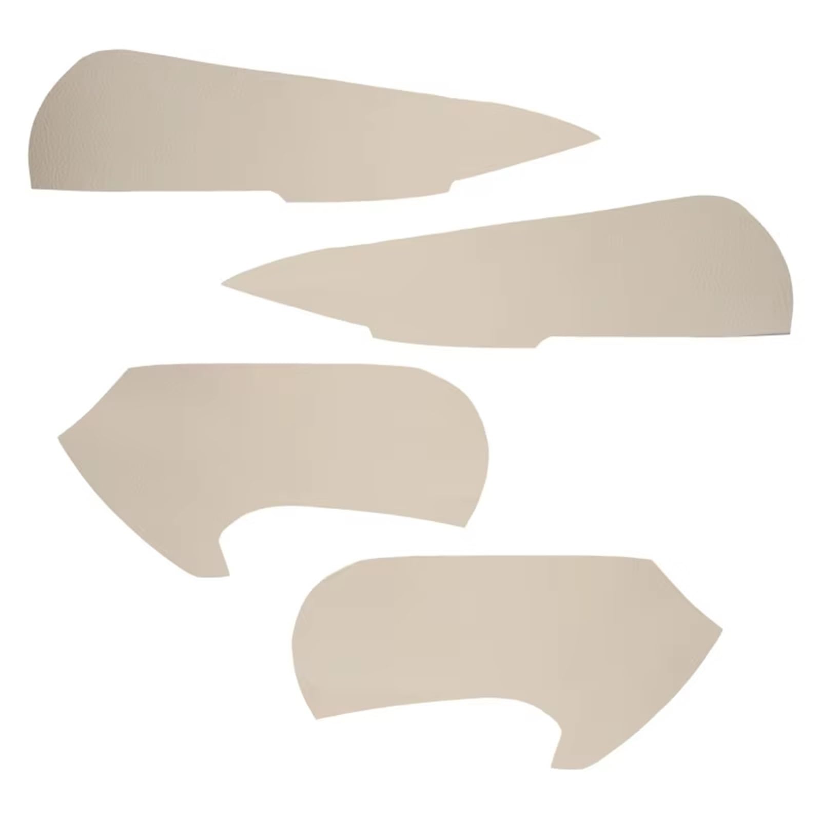 Bedienfeld für Autofenster Mikrofaser Leder Innen Auto Türgriff Armlehne Panel Abdeckung Trim 4 Stücke Für Ford Für Focus 2009-2014 Fensterheber Bedienpanel(Beige) von KCKZCFCYPQ