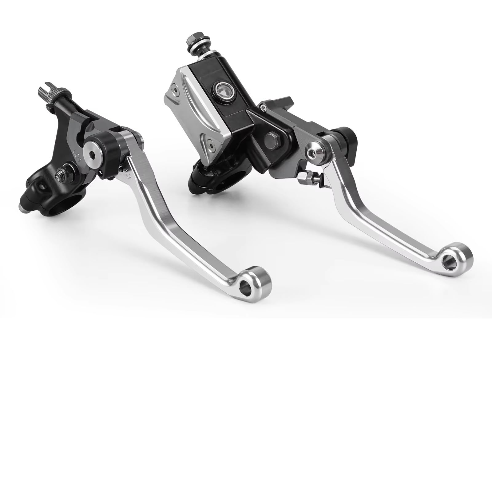 Bremse Kupplungshebel Für Yamaha Für YZ125 Für YZ250 Für YZ250F Für YZ426F 7/8 "22mm Bremse Kupplung Hebel Hydraulische Hauptzylinder Zubehör Bremshebel(Silver) von KCKZCFCYPQ