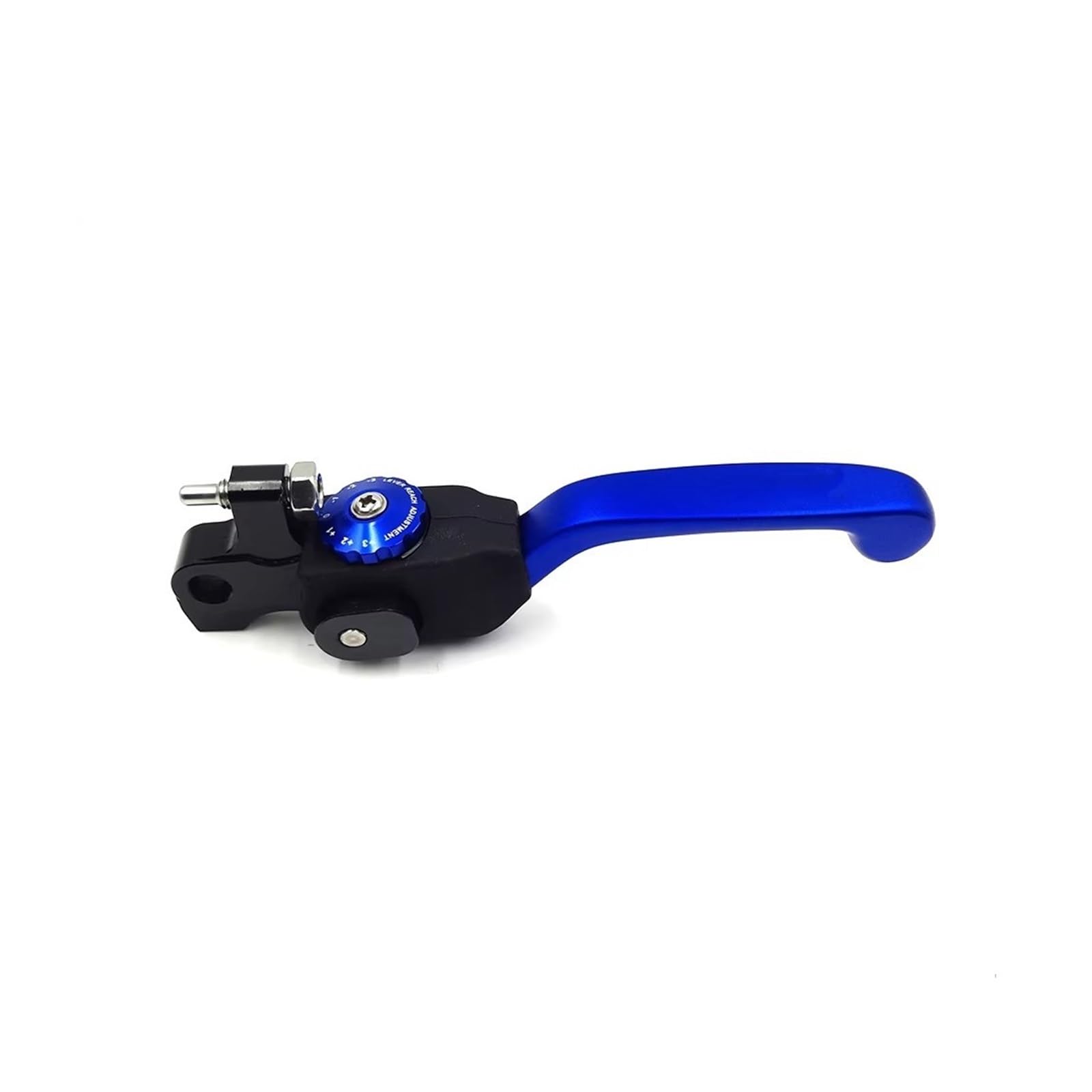 Bremse Kupplungshebel Motorrad-Klappbremskupplungshebel, CNC-Griff, 7 Gänge, Verstellbar, 7/8 Zoll 22 Mm Lenker, Geeignet Für Die Meisten Motorräder Bremshebel(Blue Brake Lever) von KCKZCFCYPQ