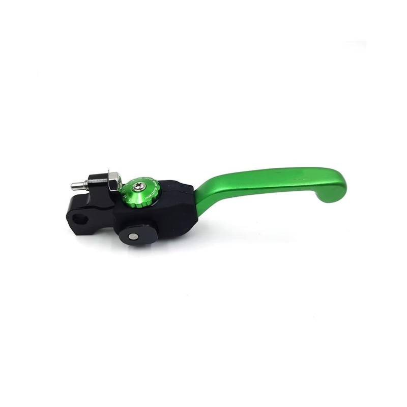 Bremse Kupplungshebel Motorrad-Klappbremskupplungshebel, CNC-Griff, 7 Gänge, Verstellbar, 7/8 Zoll 22 Mm Lenker, Geeignet Für Die Meisten Motorräder Bremshebel(Green Brake Lever) von KCKZCFCYPQ