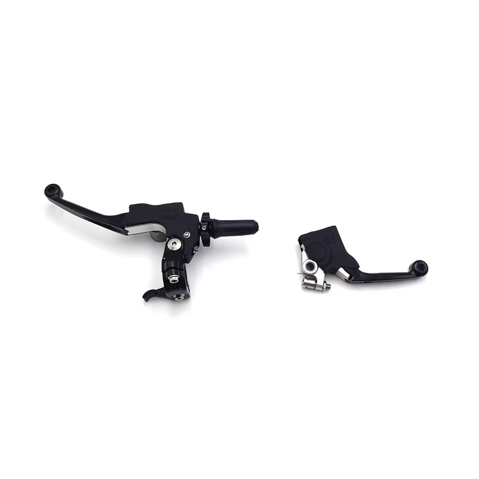 KCKZCFCYPQ Bremse Kupplungshebel Für CRF 250/450 Für CRF250R Für CRF450 Motorrad CNC Bremse Kupplung Hebel Renthal GEN2 Klappmechanismus Lenker Griff Bremshebel(Black Kit) von KCKZCFCYPQ