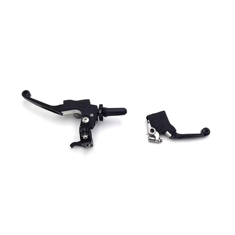 KCKZCFCYPQ Bremse Kupplungshebel Für CRF 250/450 Für CRF250R Für CRF450 Motorrad CNC Bremse Kupplung Hebel Renthal GEN2 Klappmechanismus Lenker Griff Bremshebel(Black Kit) von KCKZCFCYPQ