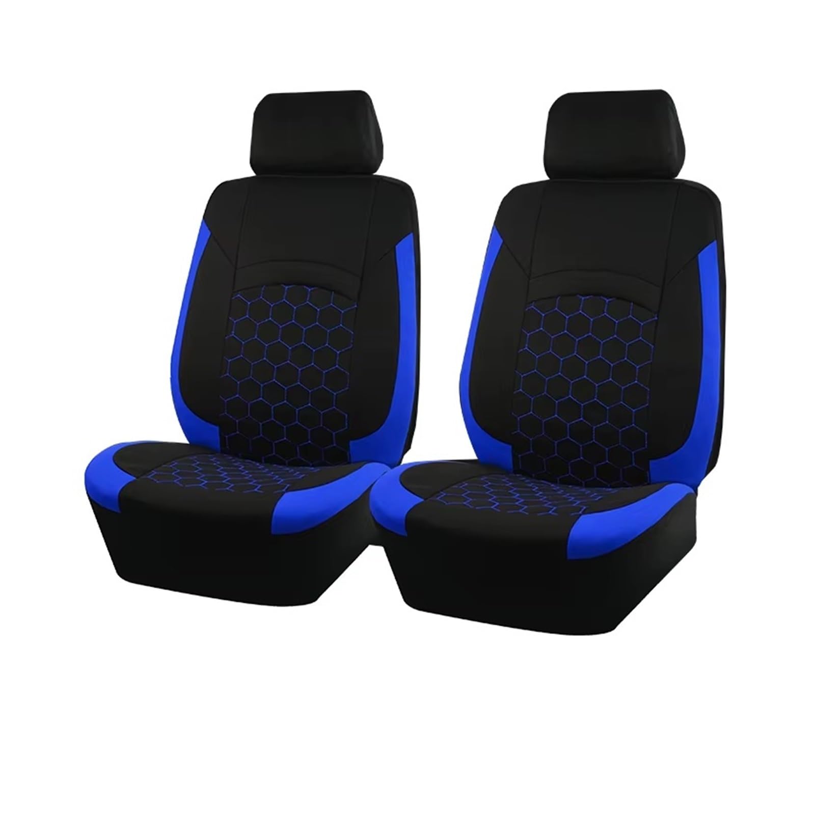 KCKZCFCYPQ Schonbezug Autositz Polyester-Hexagon-Stickerei, Rennwagen-Sitzbezüge, Set, Zubehör, Innenausstattung, Autositzschoner Autositzbezug(Color6) von KCKZCFCYPQ