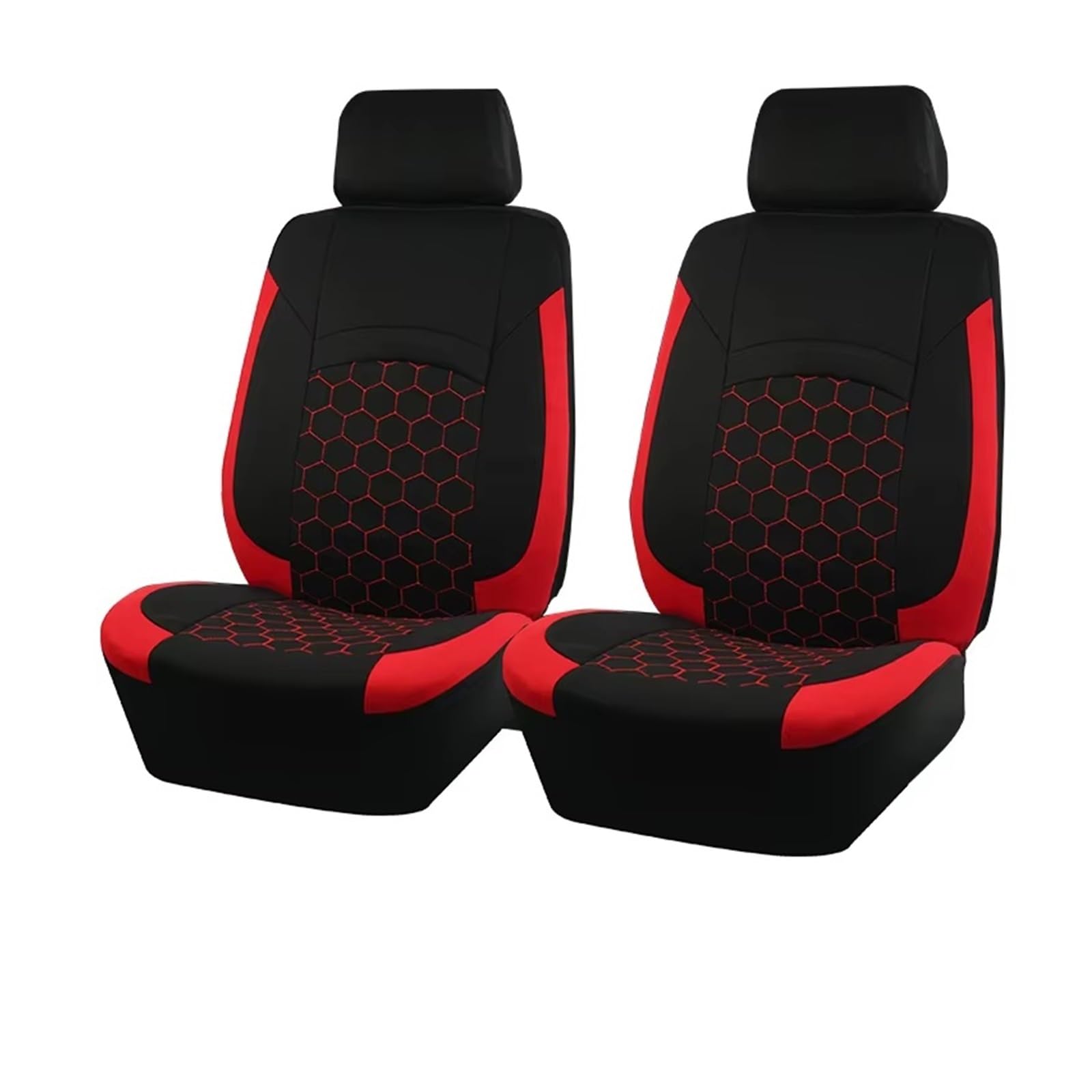 KCKZCFCYPQ Schonbezug Autositz Polyester-Hexagon-Stickerei, Rennwagen-Sitzbezüge, Set, Zubehör, Innenausstattung, Autositzschoner Autositzbezug(Color7) von KCKZCFCYPQ